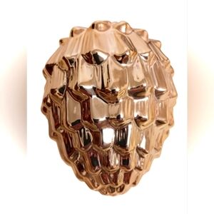 NEW NORTHLIGHT 5" METALLIC GOLD PINECONE CHRISTMAS DECORATION 🌲